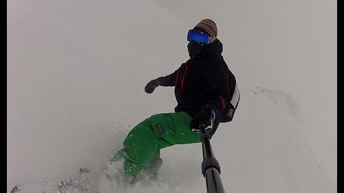 Gopro snowboarding test burton fish freeride aosta valley