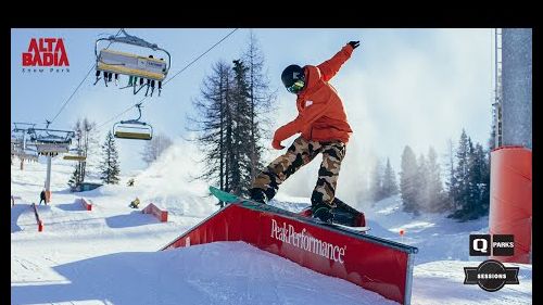 Snowpark alta badia: snowboard jibs into a new season - january 2015