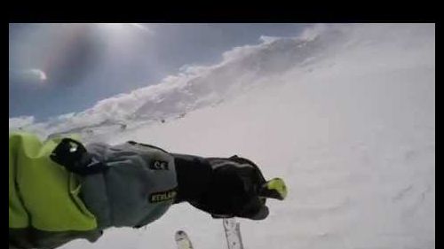 Ski freeride station breuil-cervinia matterhorn