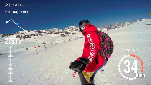 Trace: skiing - dupre chiu at stubai