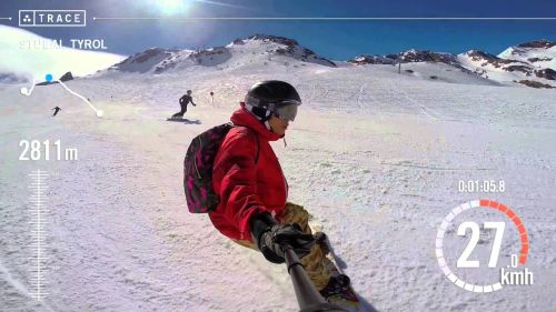 Trace: skiing - dupre chiu at stubai