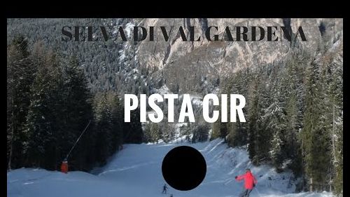Piste da sci selva val gardena, pista nera cir