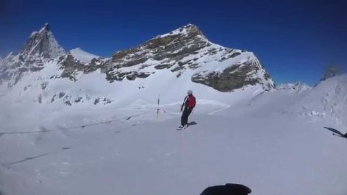 Skiing in cervinia 2015 