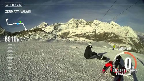 Trace: skiing - jamie sharpe at zermatt