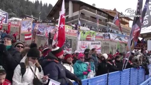 My first try in downhill | campo felice | swupbikepark