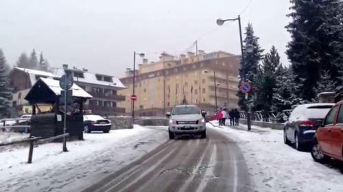 Prima neve a sauze d'oulx (finalmente)