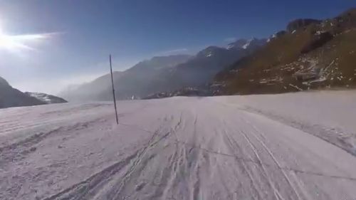 Skiing in zermatt