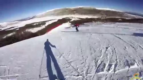 Gopro: sciata amigos - snowblade freestyle ski - campo felice