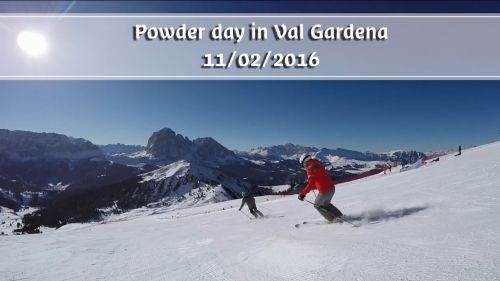 Bënunì te gherdëina | powder day in val gardena | 11.02.2016