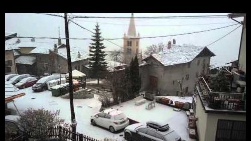 Tree skiing in courmayeur