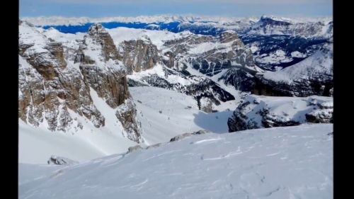 freestyle puppy - freeride in courchevel - face nord Dent du Villard