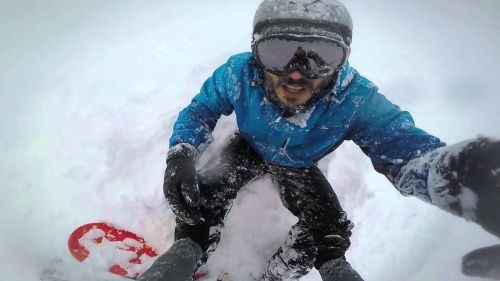 Snowboard alpe di mera!