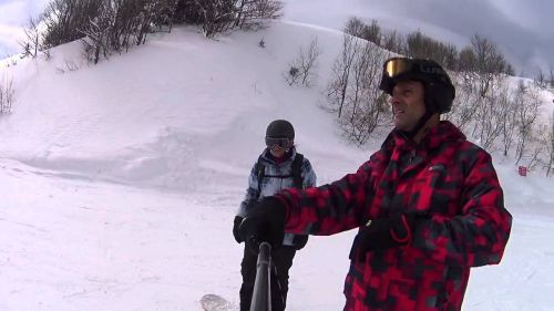 Primi passi snowboard al pulicchio -  abetone