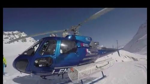 Heliski day in courmayeur