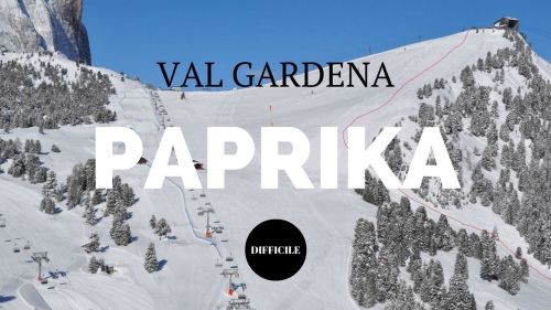 Val gardena: nuova pista nera paprika