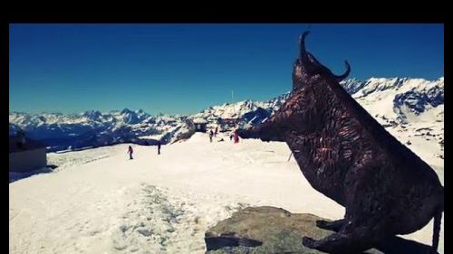 Residual lifestyle - ciaran enjoying skiing, cervinia italy
