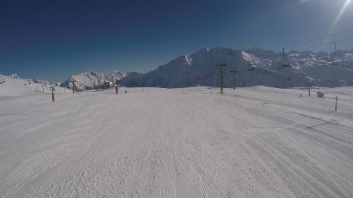 Gopro hero4: skiing - la thuile (run 11)