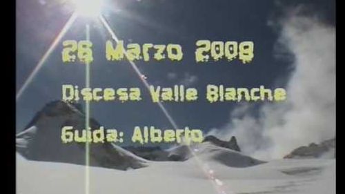 Discesa della vallèe blanche