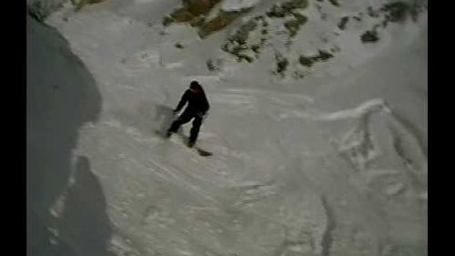 Gran sasso snowboarding
