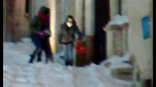 Gennaio 09 a pescocostanzo si scivola sulla neve!!