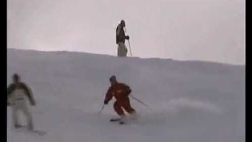 Maestro di sci mario campana in volo- san cassiano 2006.mp4