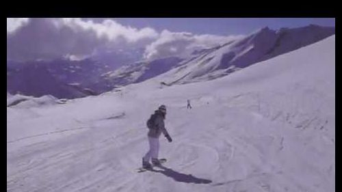 Anna learning to snowboard - the first 3 weeks