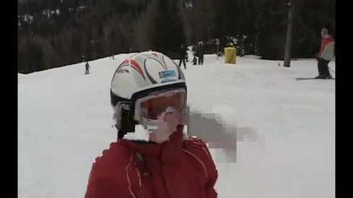 Silvia pista per san cassiano da piz sorega 2010
