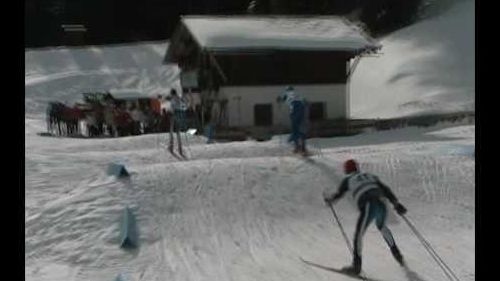 Crazy nordic competition in val gardena