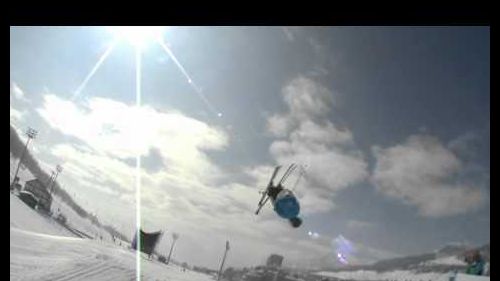 Ski freestyle snowboard sestriere snowpark