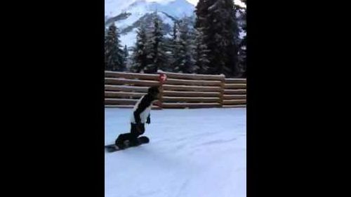 Vince snowboarding in kitzbuhel xmas 2010
