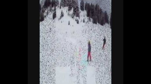 Edie skiing in selva, 2011