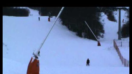 Discesa dal canalone a ovindoli 2011