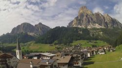 Corvara view of Sassongher 2665m