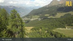 From the arrival station of the Grimondet chairlift, 2348 m.