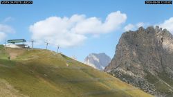 Webcam Pordoi Pass and Lezuo ski runs