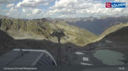 Schwarze Schneid intermediate station 3000 m.