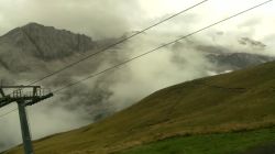 View of the Marmolada glacier m. 2478