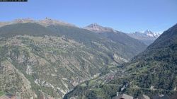 Hérémence: Euseigne, Euseigne Pyramids - Euseigne, Village - Saint-Martin - Val d’Hérens - Dent Blanche