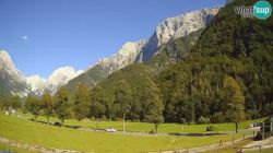Plezzo › West: Live webcam Ski resort Log pod Mangartom - Slovenia