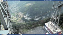 Valmalenco from the arrival of the Bernina cable car