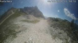 Webcam View of Punta Nera near the Tondi Ski Lift 2240 m.
