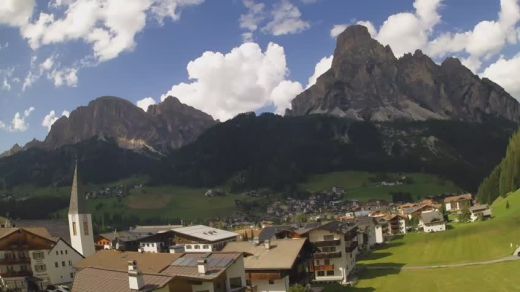 Corvara Corvara view of Sassongher 2665m