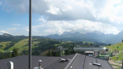 Corvara Moritzino panoramic view Piz la Ila m. 2100