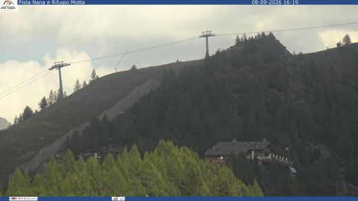 Chiesa in Valmalenco Nana slope and Motta Refuge