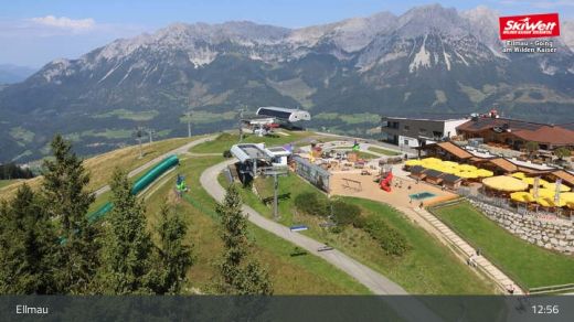 Kitzbuhel Mountain Station Hartkaiserbahn 1555 m.