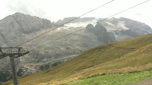 webcam Vista sul ghiacciaio Marmolada m. 2478
