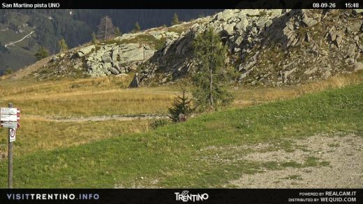 Slopes in the Tognola area