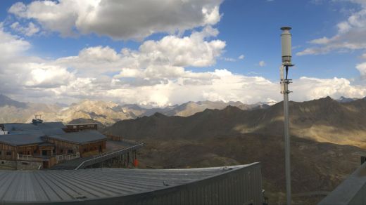 Tignes Panoramic view of Grand Motte