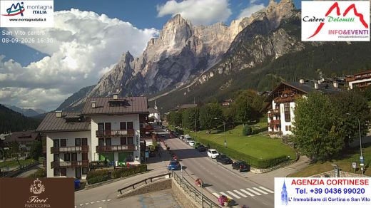 San Vito di Cadore Panorama of San Vito di Cadore town centre