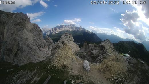 Faloria Cristallo From 2193 m. view of Faloria and Monte Pelmo